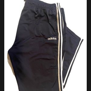 Blue adidas track pants